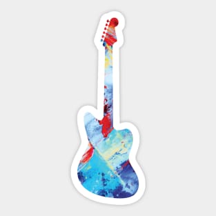 Offset Style Electric Guitar Paint Texture Sticker